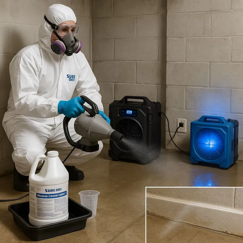 Sanitization and Odor Removal process in Crandall, TX
