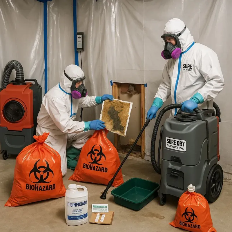 Contaminated Water Handling Protocols process in Crandall, TX
